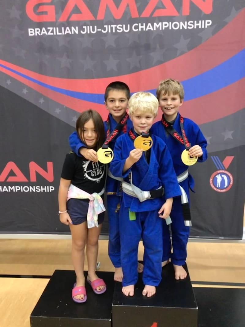 Fit Club Kids BJJ brings home 3 GOLD MEDALS!